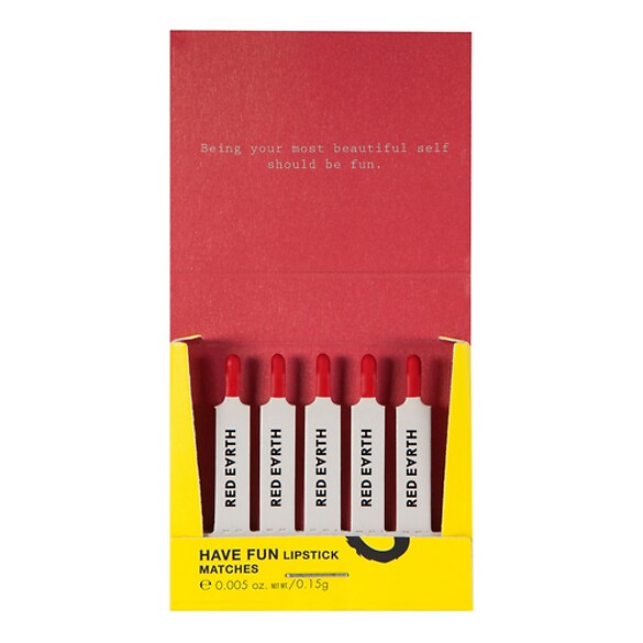 Have Fun Lipstick - Cestovní rtěnky ve tvaru zápalek, RED EARTH